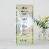 Menu de mariage Automne Vista (Debout devant)