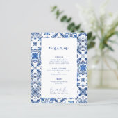 Menu de mariage aux agrumes de la Méditerranée ble (Debout devant)