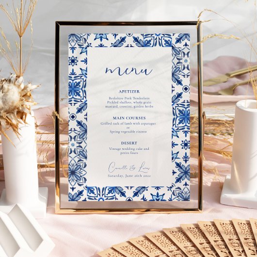 Menu de mariage aux agrumes de la Méditerranée ble