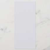 Menu de mariage aux lilas aquarelle romantique (Dos)