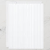 Menu de mariage aux rayures vert sauge moderne et (Dos)