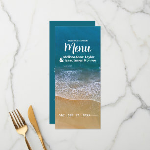Menu de mariage Blue Sea Beach