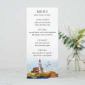 Menu de mariage By The Sea (Debout devant)