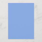 Menu de mariage Campanule bleue (Dos)