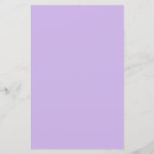 Menu de mariage classique Lilac intemporel (Dos)