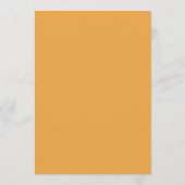 Menu de mariage Colorus - Orange (Dos)