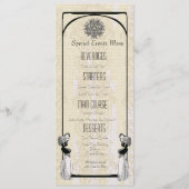 Menu de mariage de Chambre de Shisha de mille et (Devant)