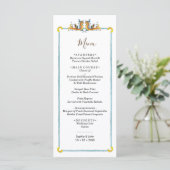 Menu de mariage de design italien  (Debout devant)