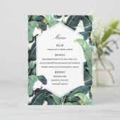 Menu de mariage de destination de Plantation tropi (Debout devant)