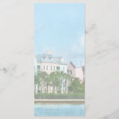 Menu de mariage de l'île du Paradis (Dos)