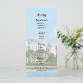 Menu de mariage de l'île du Paradis (Debout devant)