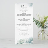 Menu de mariage de Noël de dîner d'arbre de pin d' (Debout devant)