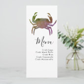Menu de mariage de plage de fruits de mer Crab Boi (Debout devant)
