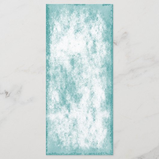 Menu de mariage de plage de palmier tropical (Dos)