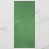 Menu de mariage de printemps à l'aquarelle avec fe (Dos)