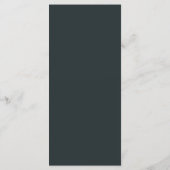 Menu de mariage d'été sous les étoiles dans des po (Dos)