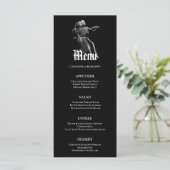 Menu de mariage d'Halloween élégant (Debout devant)