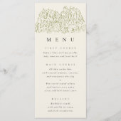 Menu de mariage du parc national de Yosemite (Devant)