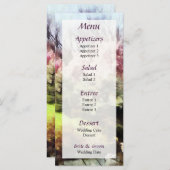 Menu de mariage du printemps japonais... (Devant / Derrière)