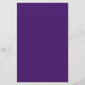 Menu de mariage élégant classique Royal Purple (Dos)