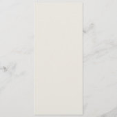 Menu de mariage élégant en spirale grège (Dos)