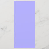 Menu de mariage élégant et chic Clématite (Dos)