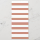 Menu de mariage élégante calligraphie rose gold (Dos)