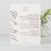 Menu de mariage en Bourgogne (Debout devant)