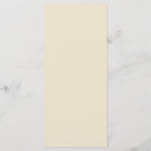 Menu de mariage en terre cuite Arch Tan (Dos)