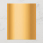 Menu de mariage fleurs roses élégantes élégantes d (Dos)