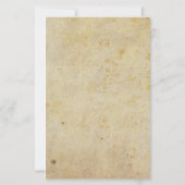 Menu de mariage gothique avec fleurs sombres et st (Dos)