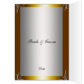 Menu de mariage le plus populaire (Intérieur (Gauche))