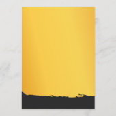 Menu de mariage Midnight Gold (Dos)