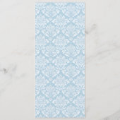 Menu de mariage minimaliste élégant (Dos)