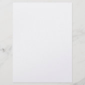 Menu de mariage minimaliste perle (Dos)