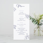 Menu de mariage nautique (Debout devant)