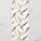 Menu de mariage noir classique (Dos)