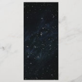 Menu de mariage Obsidienne Oracle Midnight Eleganc (Dos)