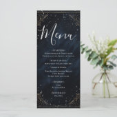 Menu de mariage Obsidienne Oracle Midnight Eleganc (Debout devant)