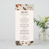 Menu de mariage occidental (Debout devant)