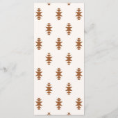 Menu de mariage occidental moderne (Dos)