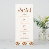 Menu de mariage occidental moderne (Debout devant)