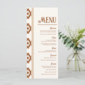 Menu de mariage occidental moderne (Debout devant)
