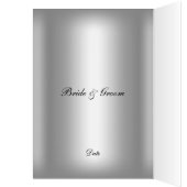 Menu de mariage populaire (Intérieur (Gauche))