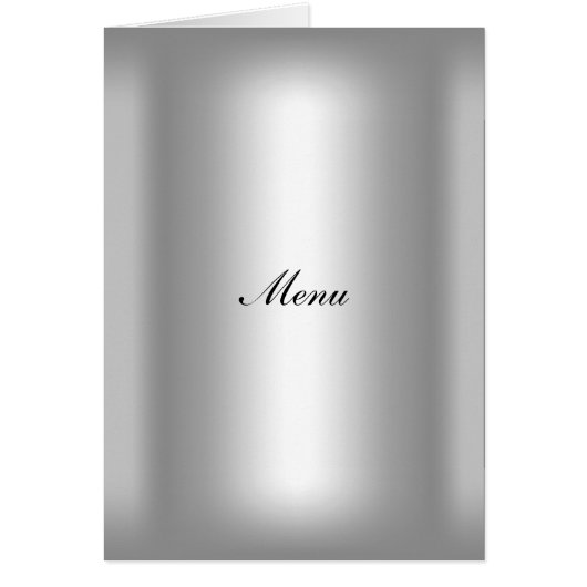 Menu de mariage populaire (Devant)