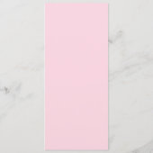 Menu de mariage rose en spirale élégant (Dos)