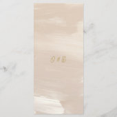Menu de mariage rose pastel (Dos)