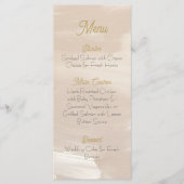 Menu de mariage rose pastel (Devant)