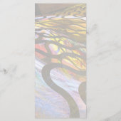 Menu de mariage serpent fractal (Dos)