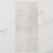 Menu de mariage sud-ouest Cactus Vert Aquarelle (Dos)